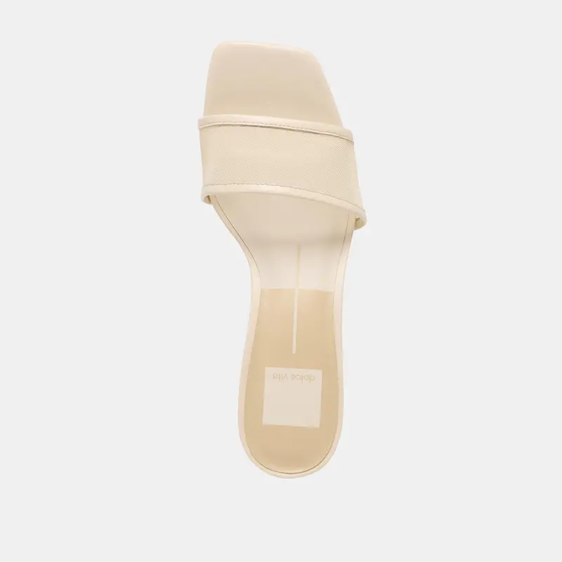 Rexa Mesh Heels Creme Mesh 11