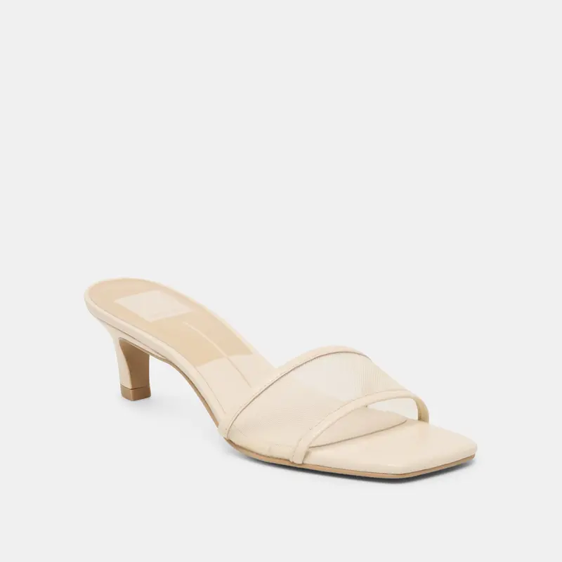 Rexa Mesh Heels Creme Mesh 3