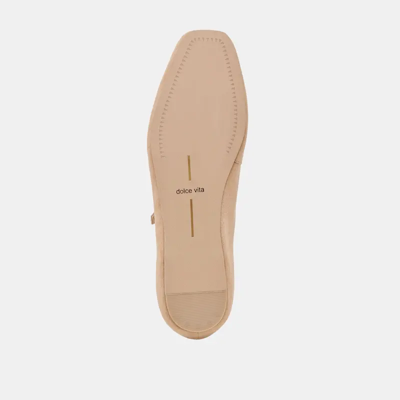 Reyes Ballet Flats Bamboo Suede 11