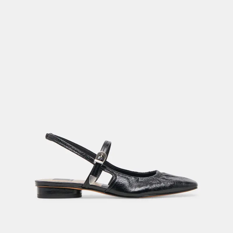 Rianne Flats Midnight Crinkle Patent - Re:Vita 1