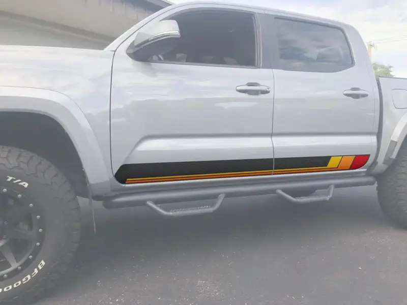 Rocker Panel Protection Overlays Fits 2016-2023 Toyota Tacoma 1