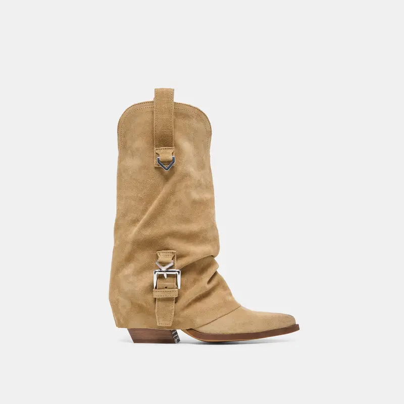 Rogue Boots Camel Suede 1