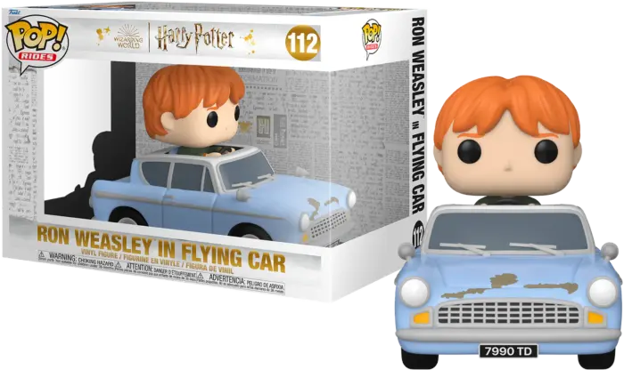 Ron In Ford Anglia Flying Car Harry Potter -- Pop! Vinyl Rides -- Funko Movie 1