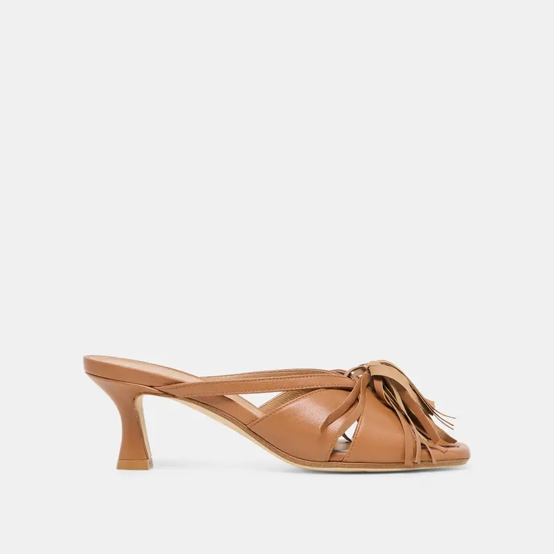 Rosaly Heels Chestnut Leather 1