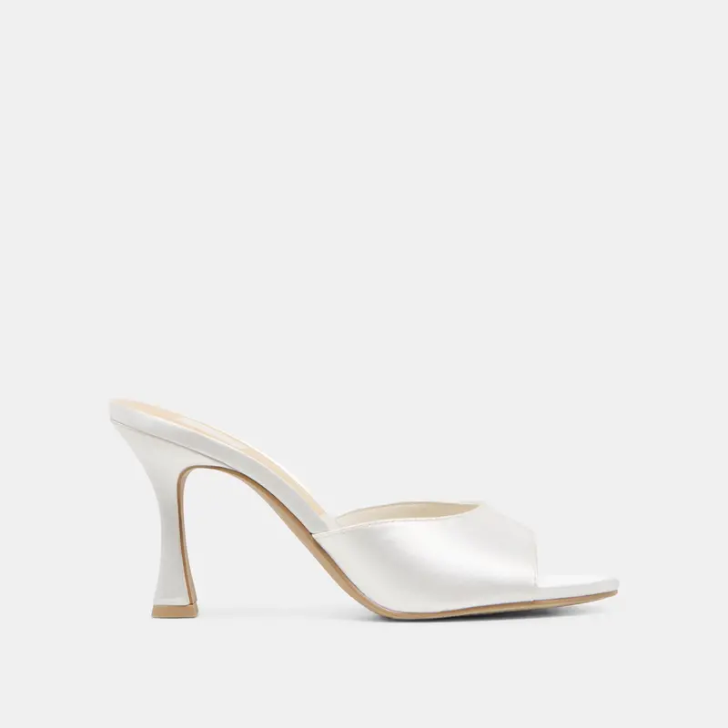 Rosha Heels True White Satin 1