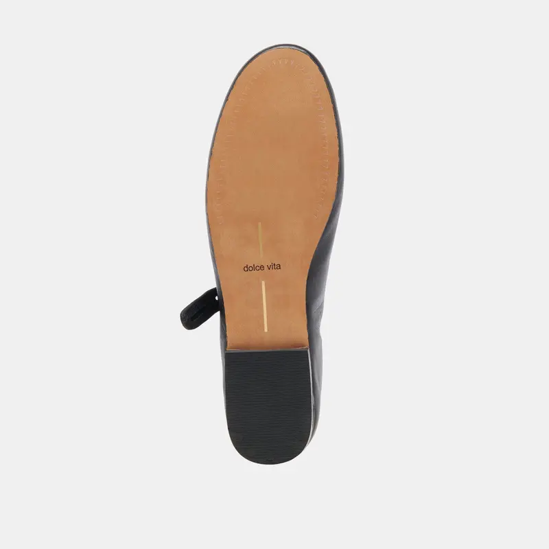 Roslyn Ballet Flats Black Leather 15