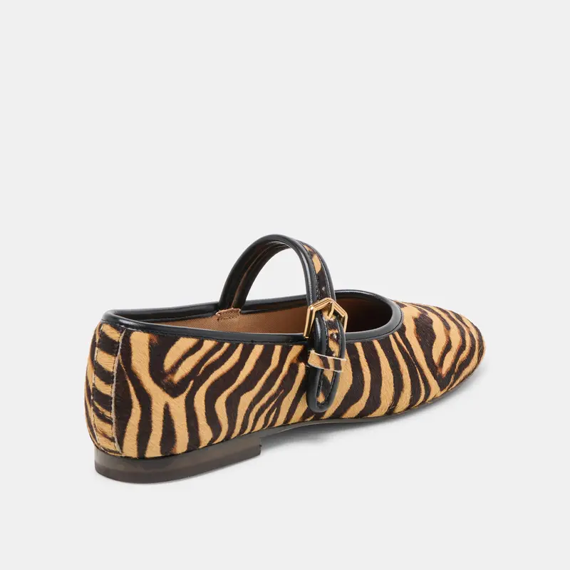 Roslyn Ballet Flats Tiger Calf Hair 5