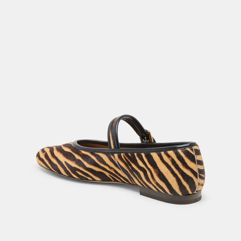 Roslyn Ballet Flats Tiger Calf Hair 7