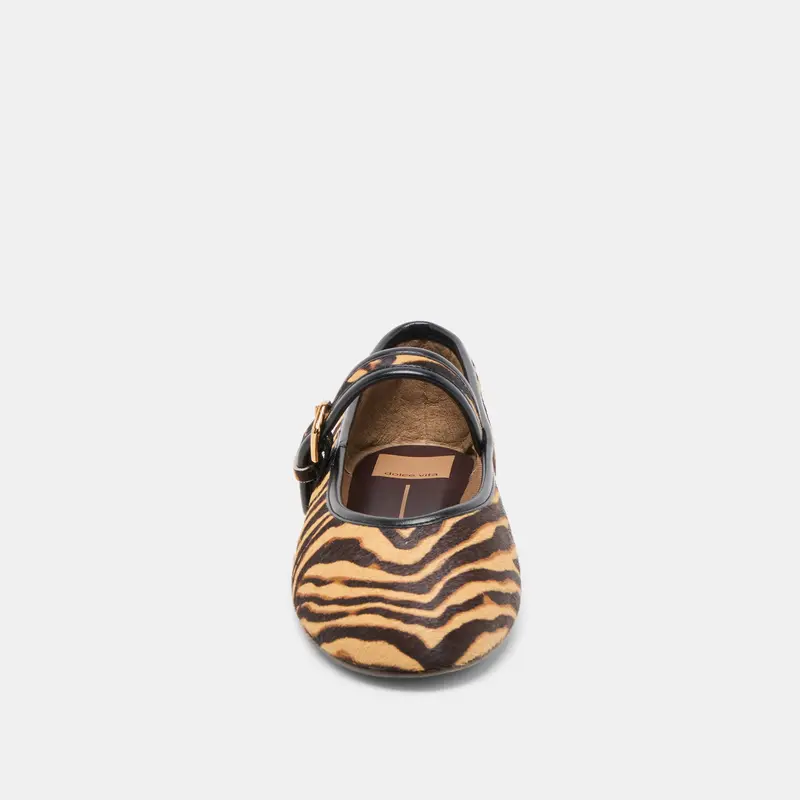 Roslyn Ballet Flats Tiger Calf Hair 8
