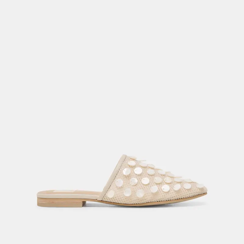 Rova Bead Flats Ivory Disc Mesh 1