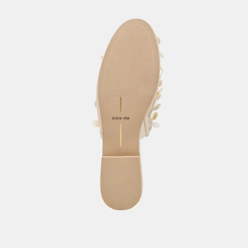 Rova Bead Flats Ivory Disc Mesh 11