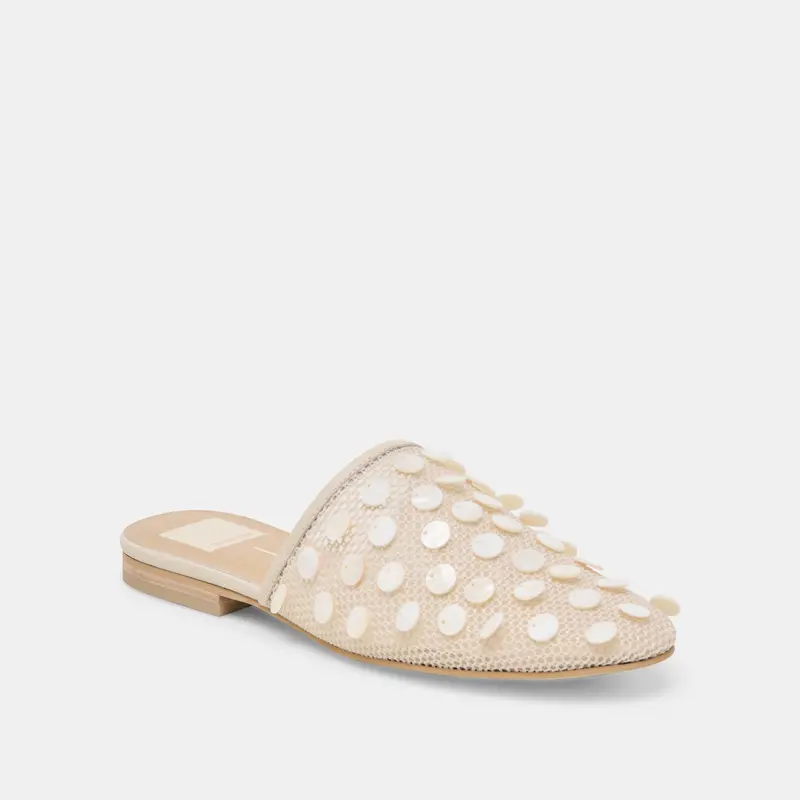 Rova Bead Flats Ivory Disc Mesh 3
