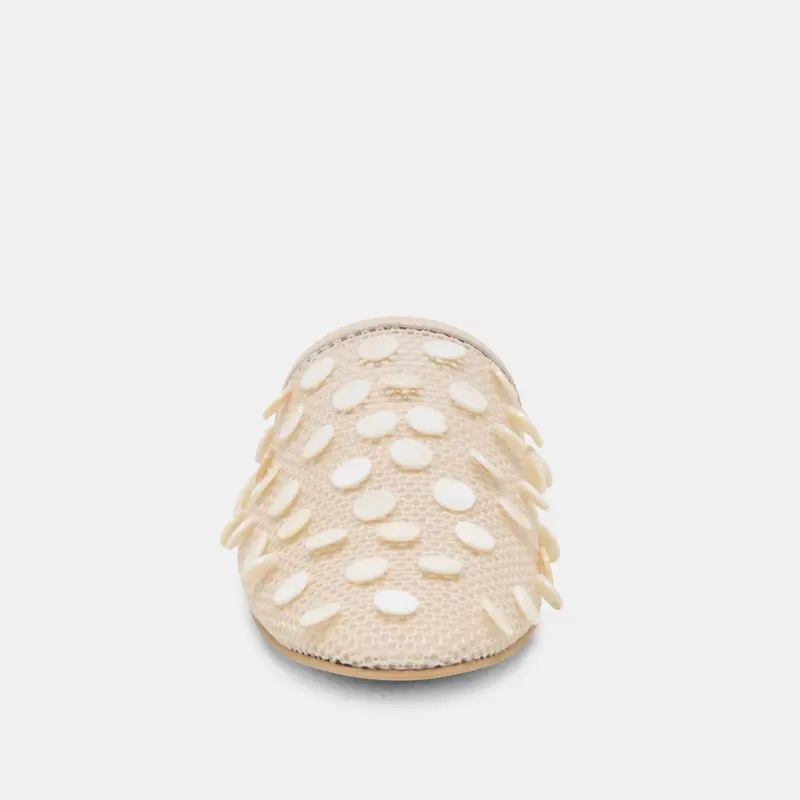 Rova Bead Flats Ivory Disc Mesh 8