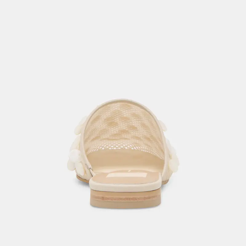 Rova Bead Flats Ivory Disc Mesh 9