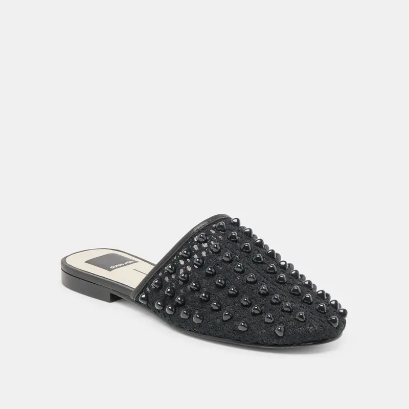Rova Bead Flats Onyx Beaded Mesh 2