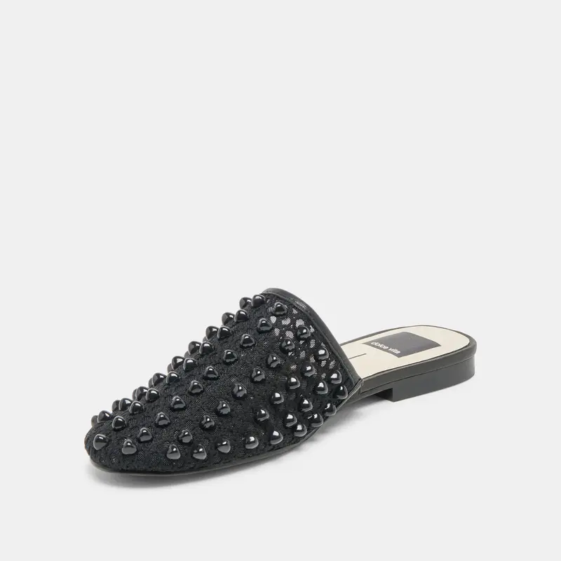 Rova Bead Flats Onyx Beaded Mesh 4