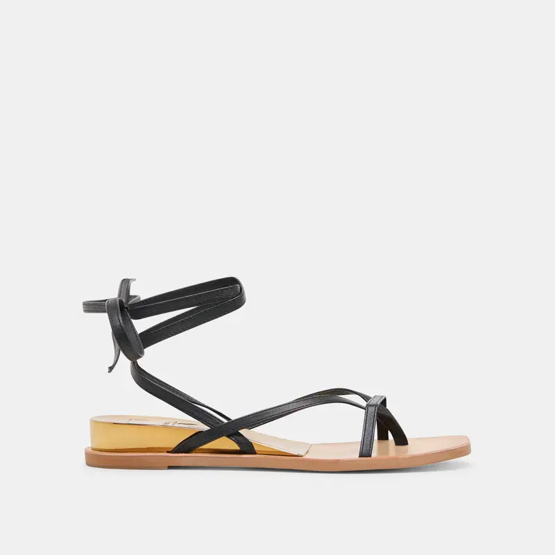 Rudie Sandals Black Leather 1