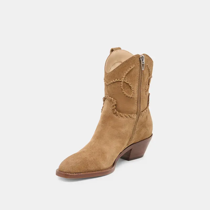 Rudo Boots Lt Brown Suede 4