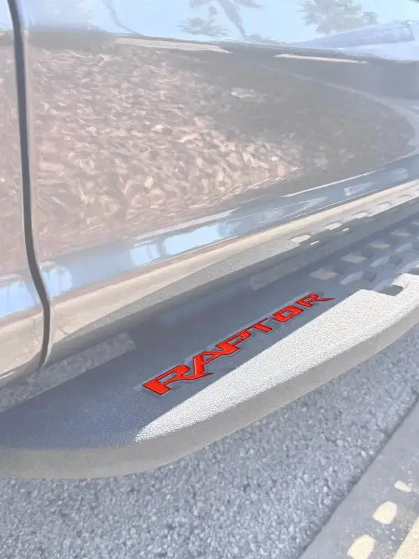 Running Board Emblem Overlays Fits 2017-2024 Ford F-150 Raptor 18