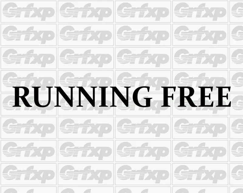 Running Free Sticker 1