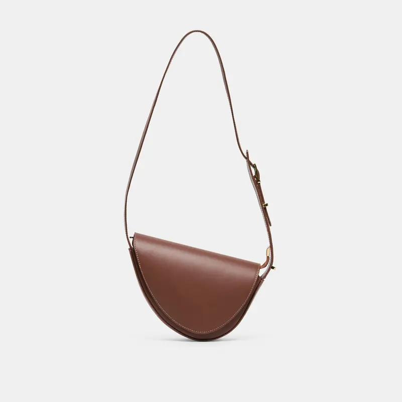 Sabine Shoulder Bag Brown Leather 1