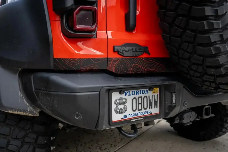 Safari Topo Lower Rear Tailgate Overlays For 2021+ Bronco 3