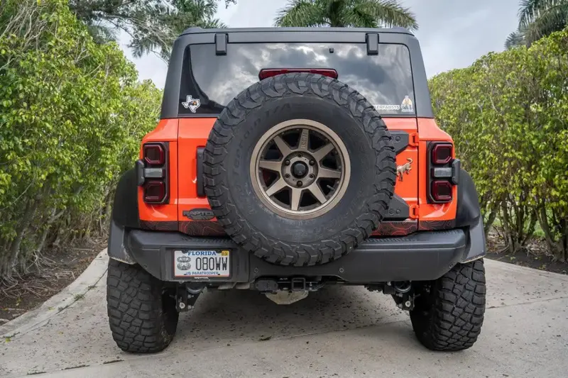 Safari Topo Lower Rear Tailgate Overlays For 2021+ Bronco 3