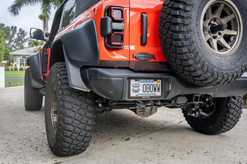 Safari Topo Lower Rear Tailgate Overlays For 2021+ Bronco 4