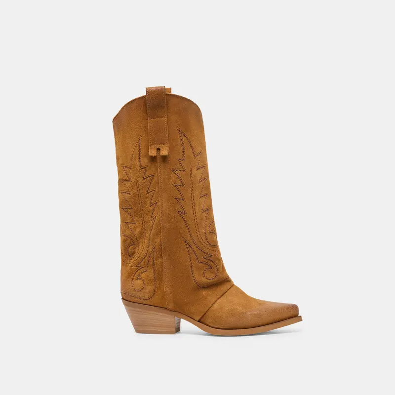 Sammy Boots Chestnut Suede 1
