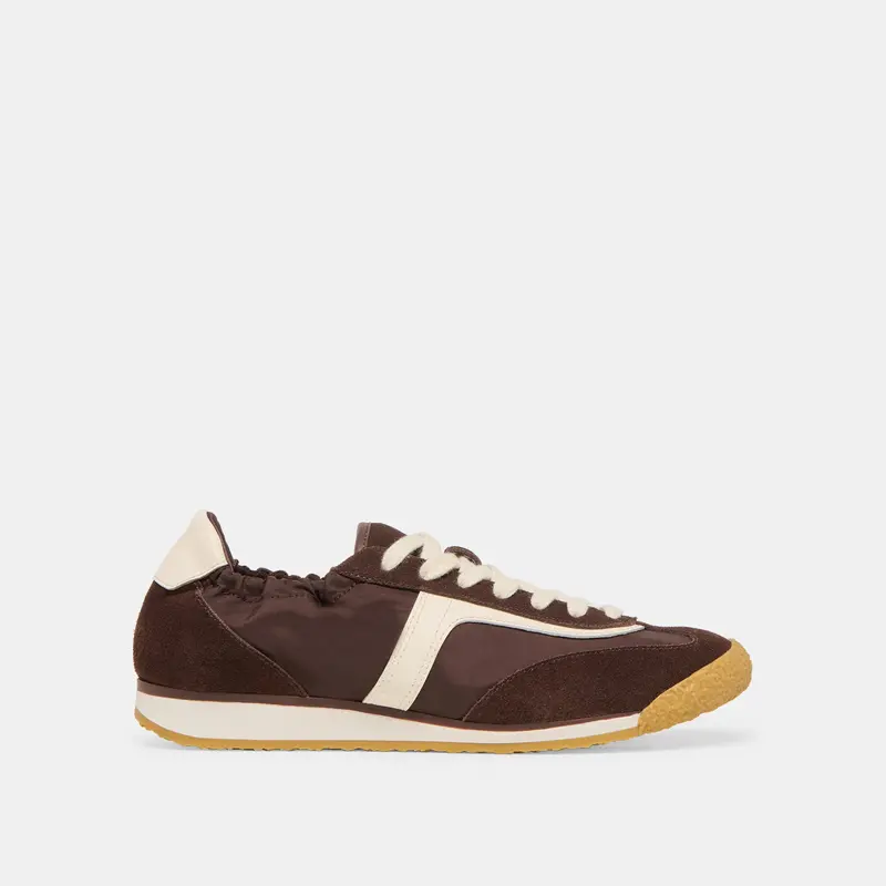 Sariya Sneakers Dk Brown Nylon 1