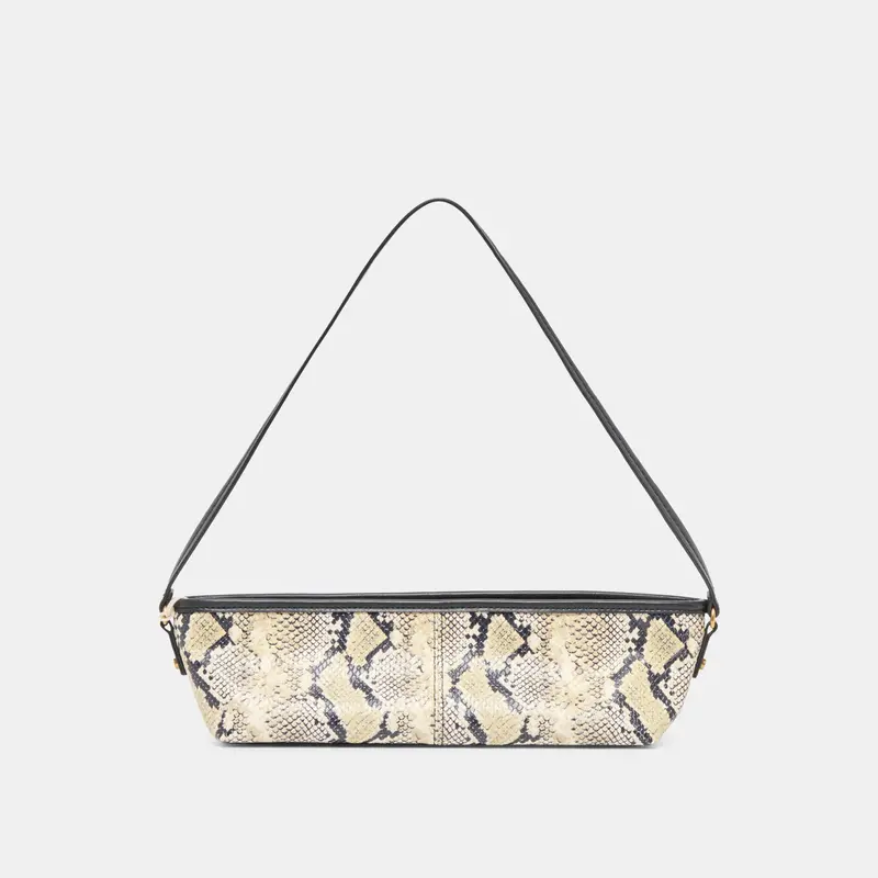 Savaii Shoulder Bag Black White Snake Stella 1