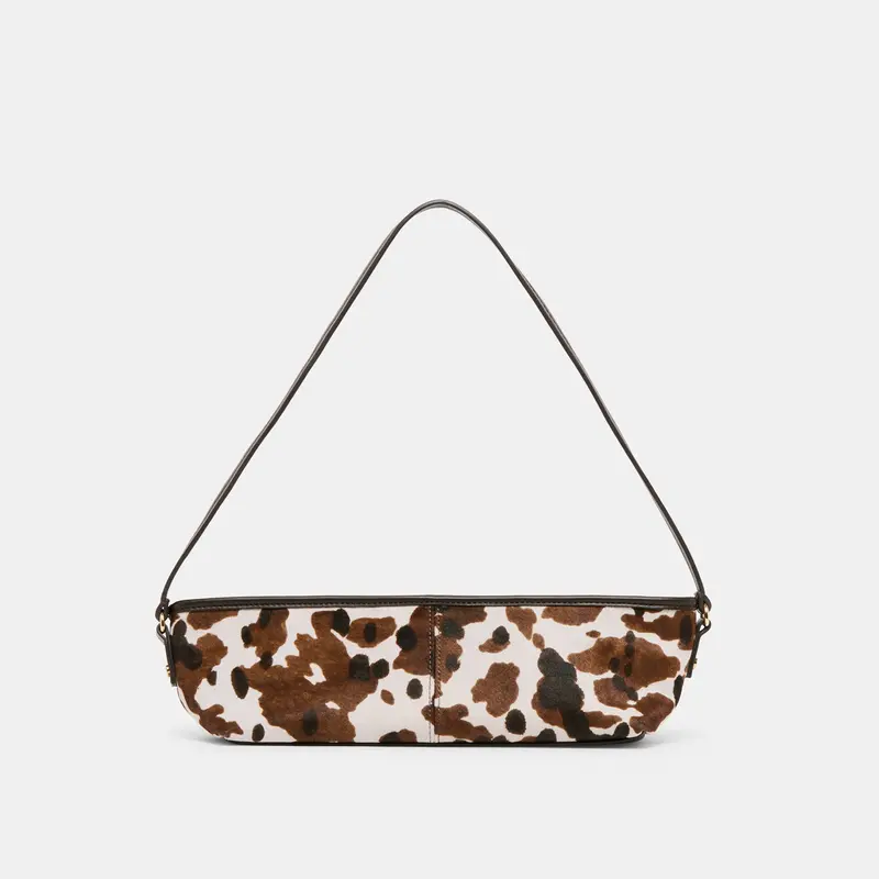 Savaii Shoulder Bag Cocoa Calf Hair 1