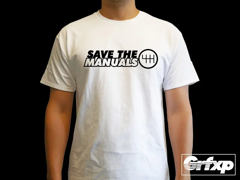 Save The Manuals T-Shirt 1