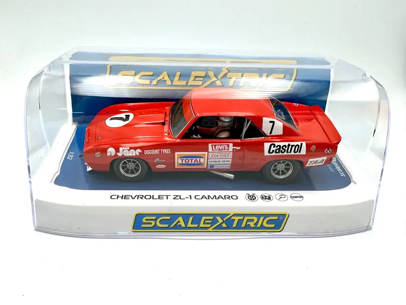 Scalextric 1:32 -- Bob Jane 1972 Symmons Plains -- Chevrolet Zl1 Camaro 1