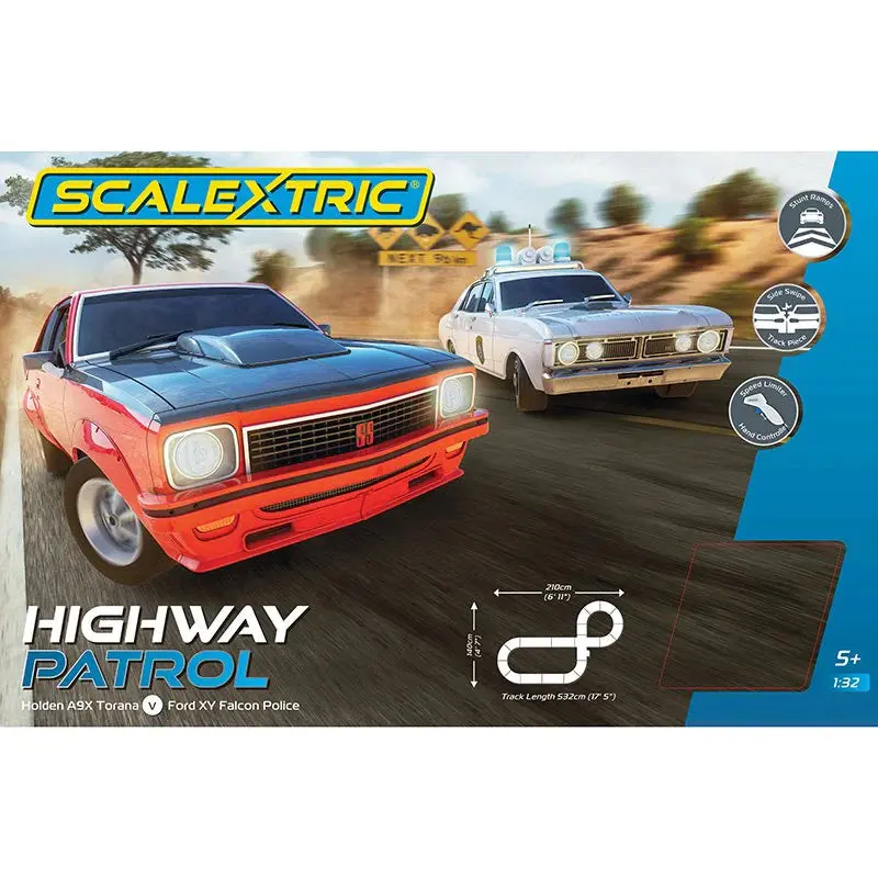 Scalextric -- Australian Highway Patrol Set -- A9x Torana / Xy Police C1430sf 1