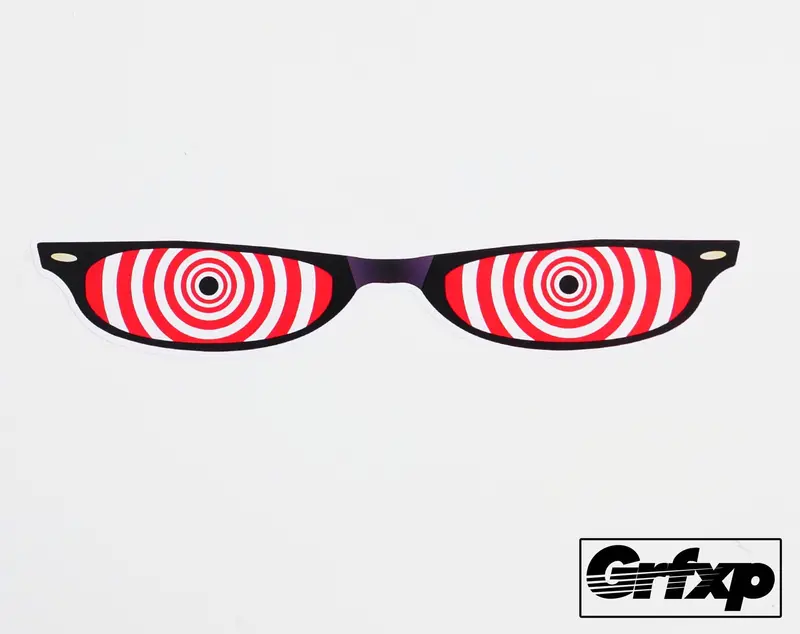 Scrambler Crazy Eyes Mw3 Title Printed Sticker 1