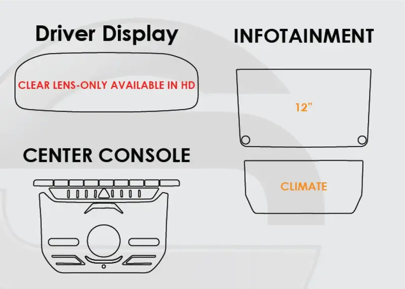 Screen Protech Kit For Jeep Grand Wagoneer 12