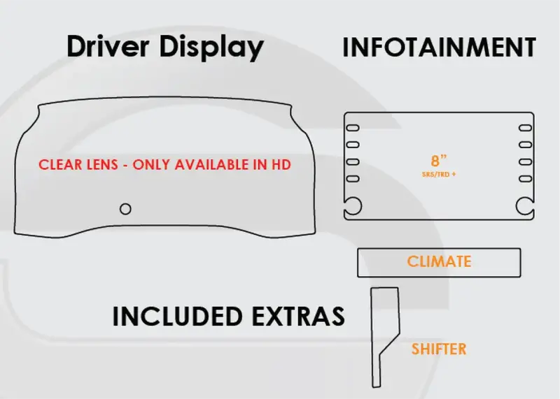 Screen Protech Kit For Toyota Tacoma 5