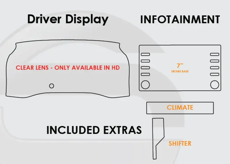 Screen Protech Kit For Toyota Tacoma 6