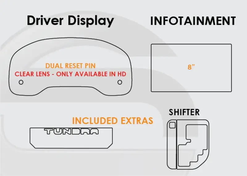 Screen Protech Kit For Toyota Tundra 15