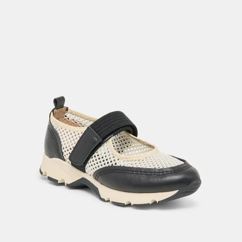 Seline Sneakers White Black Mesh 3