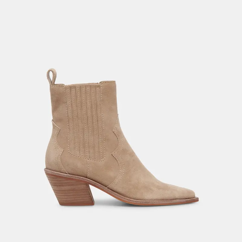 Senna Booties Almond Suede - Re:Vita 1