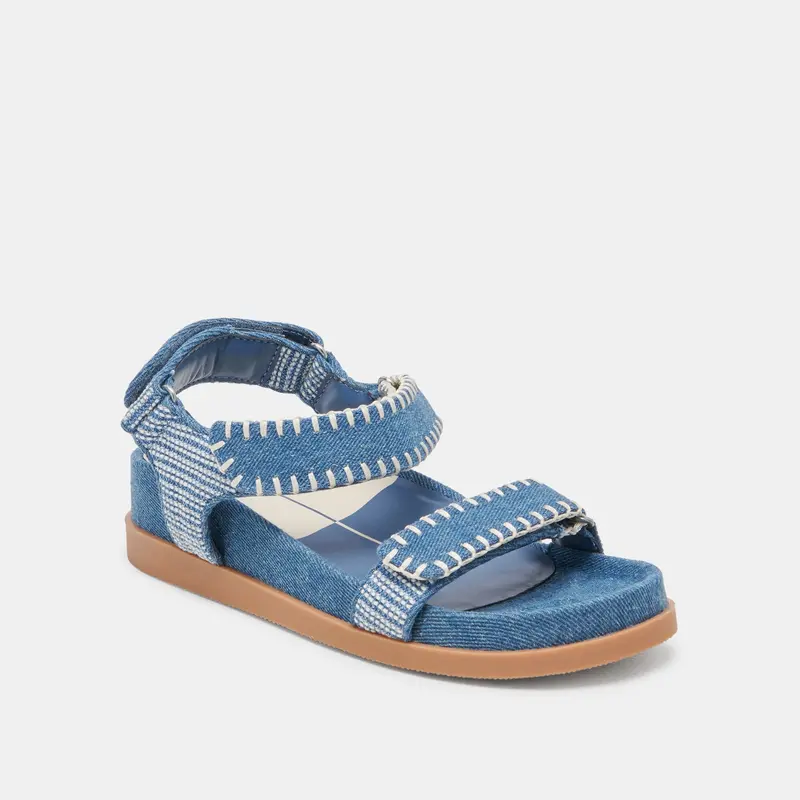 Senora Sandals Blue Multi Denim - Re:Vita 2