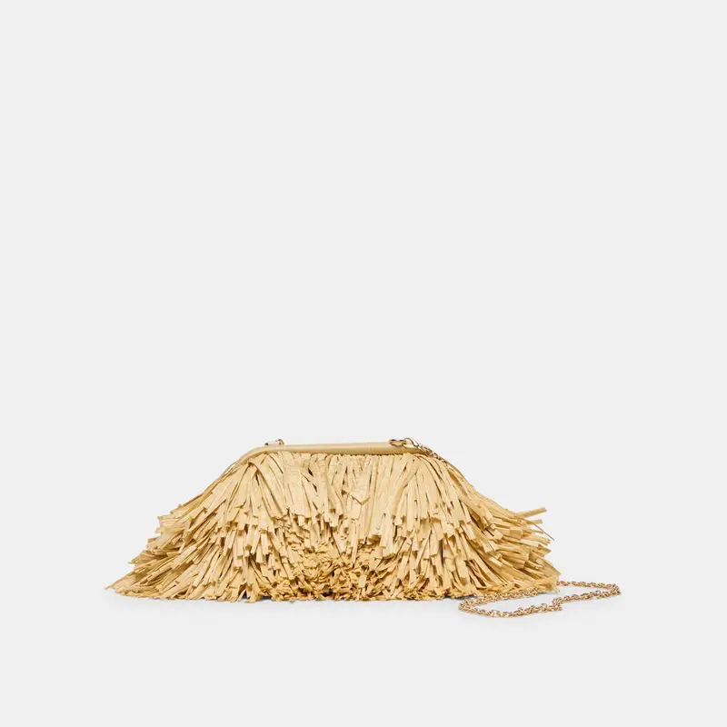 Serina Clutch Natural Raffia 1