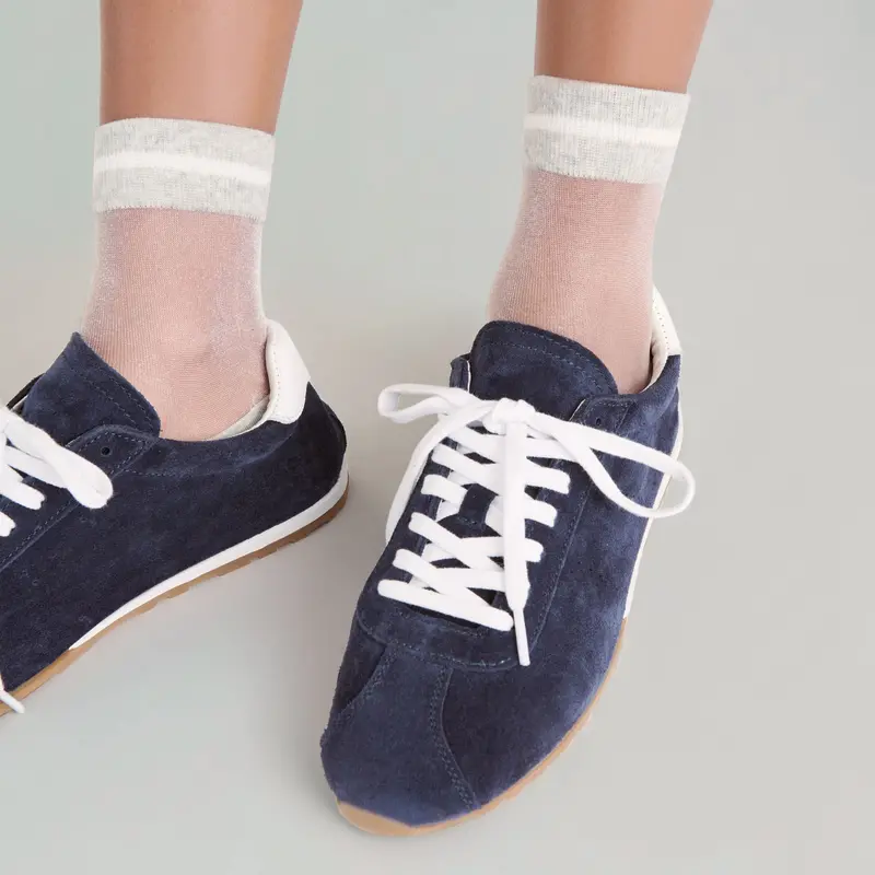 Serina Sneakers Navy Suede 6
