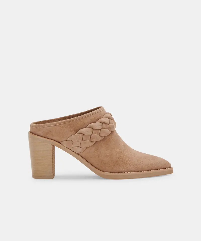 Serla Mules Truffle Suede - Re:Vita 1