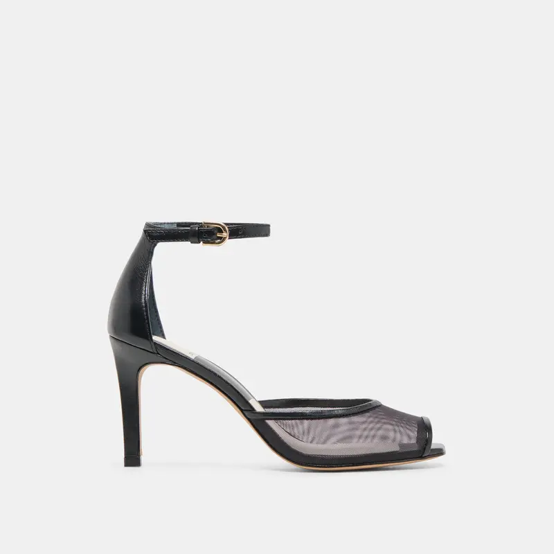Serlo Mesh Heels Onyx Mesh 1