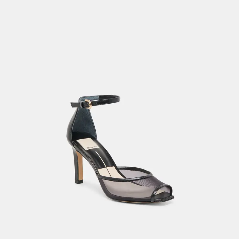 Serlo Mesh Heels Onyx Mesh 3