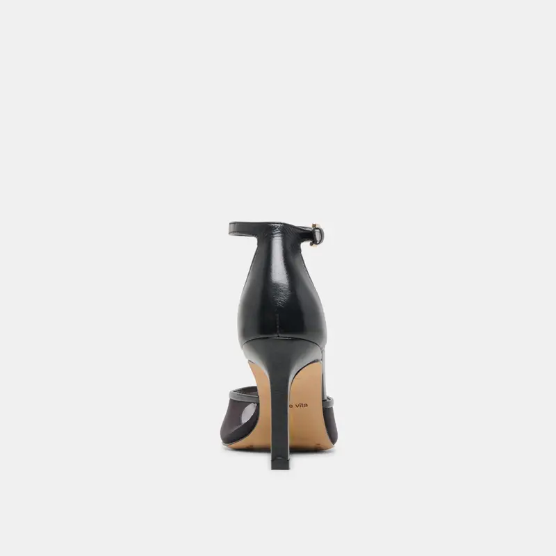 Serlo Mesh Heels Onyx Mesh 8