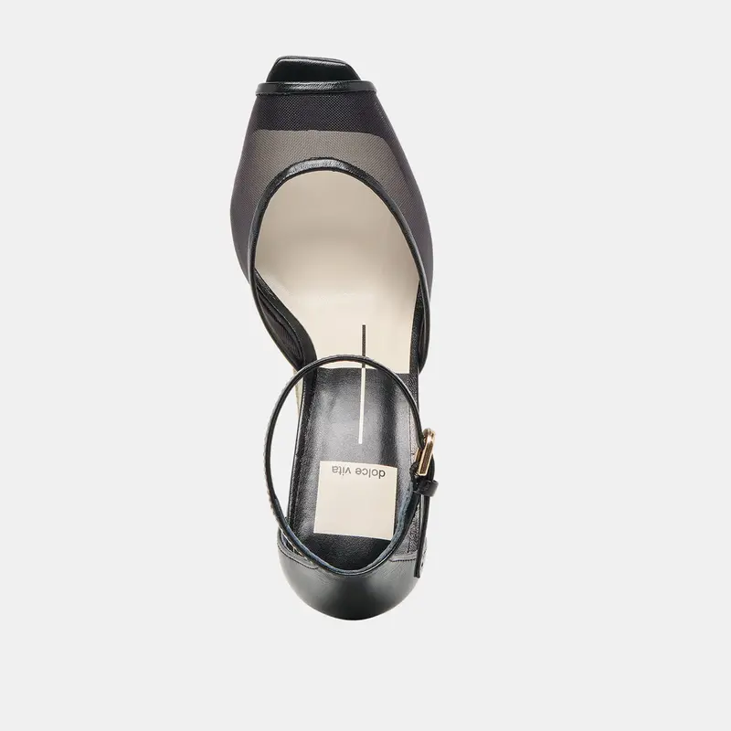Serlo Mesh Heels Onyx Mesh 9